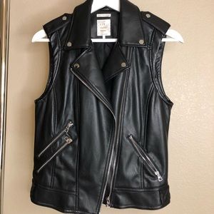 Zara Faux Leather Vest